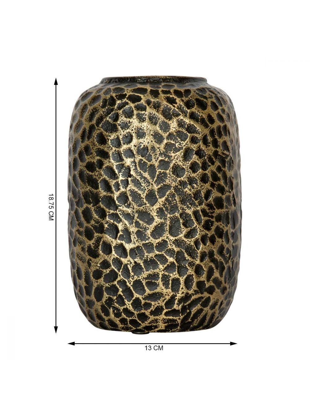 Metalen Hammered Vase I